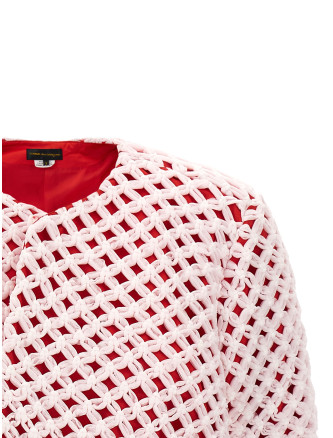 Пиджак, костюм COMME DES GARÇONS Tulle weave blazer (GQJ0211) #