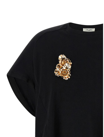 Футболка DI.LA3 PARI' Double pin t-shirt (T92NERO) #