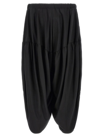 Брюки COMME DES GARCONS BLACK Barrel leg pants (1QP0081) #