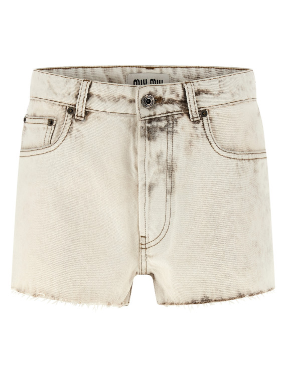 Бермуды, шорты MIU Denim shorts (GWP602SOOO183TF0009) #1