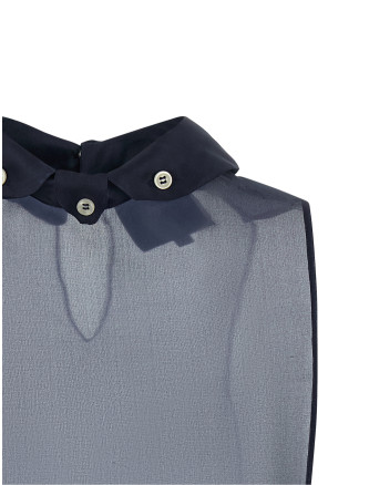 Повседневный топ MAISON JEJIA 'Livi' (MJD1004003764NAVYBLUE) #