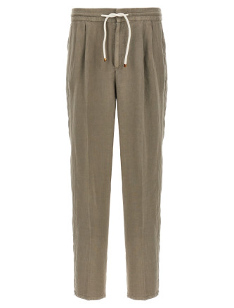 Шалбар BRUNELLO CUCINELLI Linen trousers