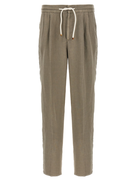 Брюки BRUNELLO CUCINELLI Linen trousers (M243DE1710C6018) #1