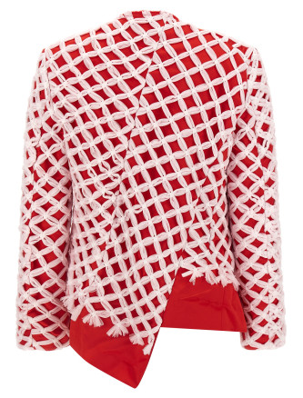 Пиджак, костюм COMME DES GARÇONS Tulle weave blazer (GQJ0201) #