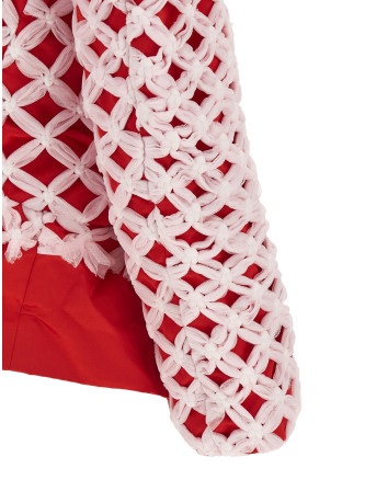 Пиджак, костюм COMME DES GARÇONS Tulle weave blazer (GQJ0201) #