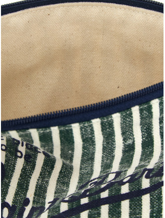 Клатч MC2 SAINT BARTH 'Aline' (ALINELINENLINENSTRIPESV51) #