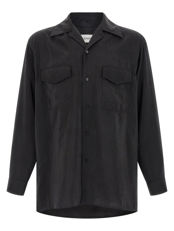 Рубашка, блузка LEMAIRE Convertible collar shirt (SH1233LF1308BK999) #1