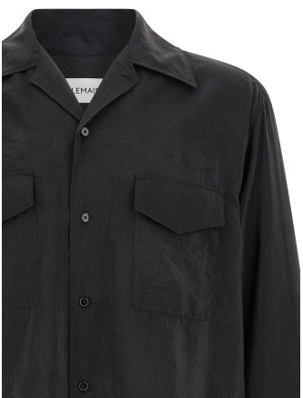 Рубашка, блузка LEMAIRE Convertible collar shirt (SH1233LF1308BK999) #