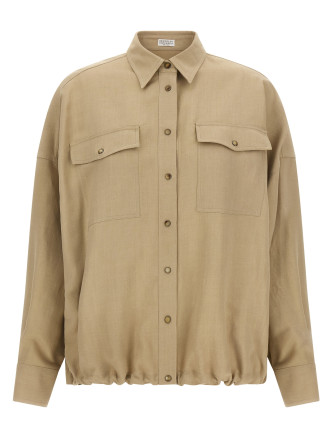 Fluid twill shirt