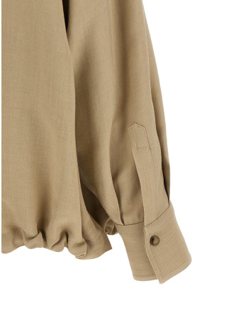 Рубашка, блузка BRUNELLO CUCINELLI Fluid twill shirt (MH126NE416C9195) #