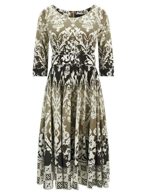 Миди SAMANTHA SUNG 'Abelia' (ABELIADRESSKHAKI) #1