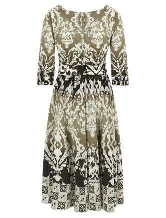 Миди SAMANTHA SUNG 'Abelia' (ABELIADRESSKHAKI) #