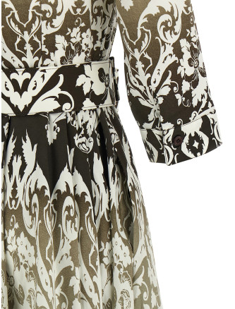 Миди SAMANTHA SUNG 'Abelia' (ABELIADRESSKHAKI) #