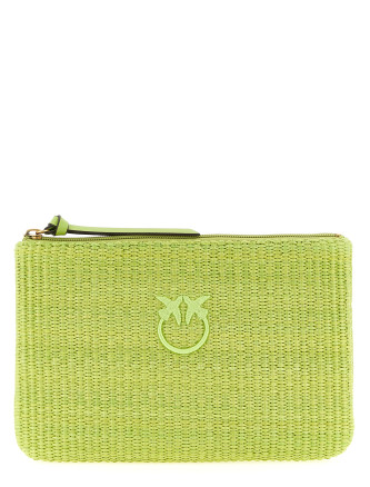 Клатч PINKO Raffia clutch