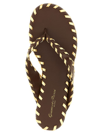 Шлепанцы GIANVITO ROSSI 'Zaira' (G1017305CUONXNMKBW) #