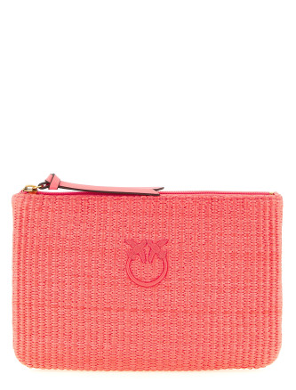 Клатч PINKO Raffia clutch