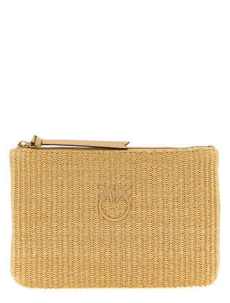 Клатч PINKO Raffia clutch