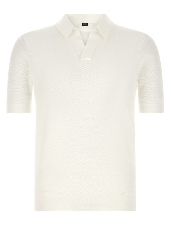 Поло ZEGNA Premium cotton polo shirt