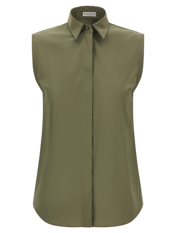 Рубашка, блузка BRUNELLO CUCINELLI 'Shiny Trim' (M0091MA616C3066) #1