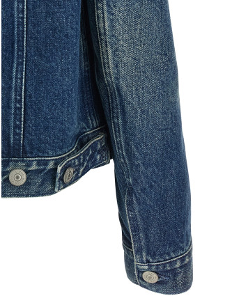 Джинсовая куртка MM6 MAISON MARGIELA 'Numeric Signature MM6' (S62AN0180M30058961) #