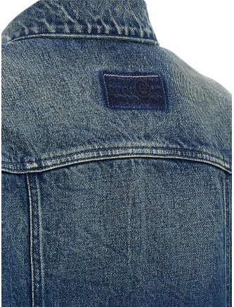 Джинсовая куртка MM6 MAISON MARGIELA 'Numeric Signature MM6' (S62AN0180M30058961) #