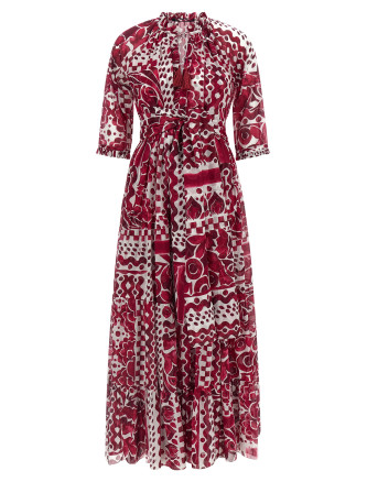 Макси SAMANTHA SUNG 'Eden' (EDENDRESSWHITEPINK) #