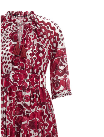 Макси SAMANTHA SUNG 'Eden' (EDENDRESSWHITEPINK) #