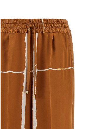 Брюки KITON Silk pants (D48122K0873G07004) #