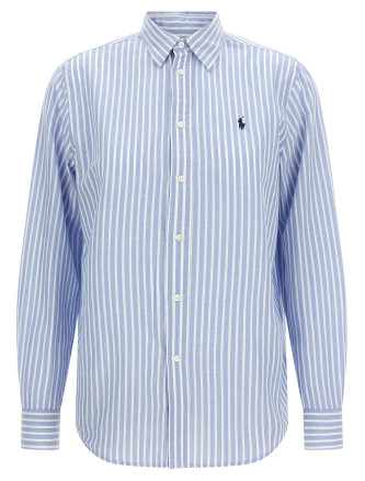 Көйлек, блузка POLO RALPH LAUREN Cotton and linen shirt