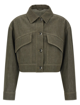 Повседневная куртка BRUNELLO CUCINELLI Cropped jacket