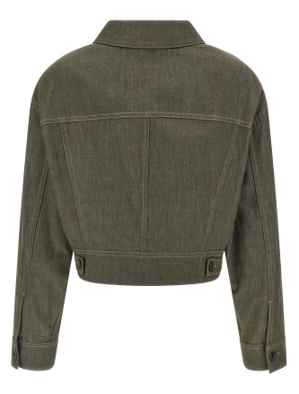 Повседневная куртка BRUNELLO CUCINELLI Cropped jacket (MB1257801C004) #