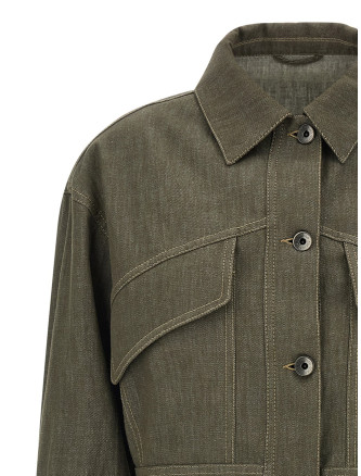 Повседневная куртка BRUNELLO CUCINELLI Cropped jacket (MB1257801C004) #