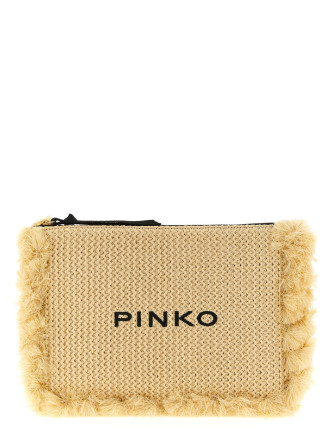 Клатч PINKO Raffia clutch