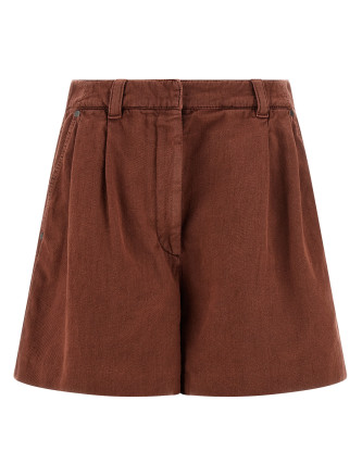 Бермуды, шорты BRUNELLO CUCINELLI 'Baggy'