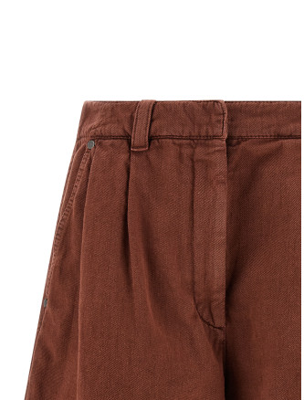 Бермуды, шорты BRUNELLO CUCINELLI 'Baggy' (ML996P5761C9093) #