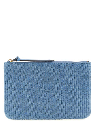 Клатч PINKO Raffia clutch