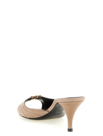 Босоножки на среднем каблуке SAINT LAURENT 'Babylone' (86112125V009943) #