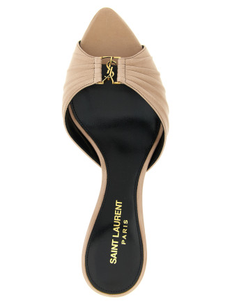 Босоножки на среднем каблуке SAINT LAURENT 'Babylone' (86112125V009943) #