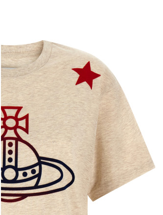 Футболка VIVIENNE WESTWOOD 'Orb and Stars Classic' (3G010056J00B8C401) #