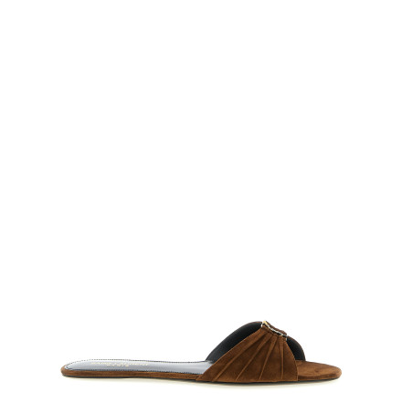 Шлепанцы SAINT LAURENT 'Babylone'