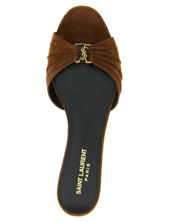 Шлепанцы SAINT LAURENT 'Babylone' (86965827D002319) #