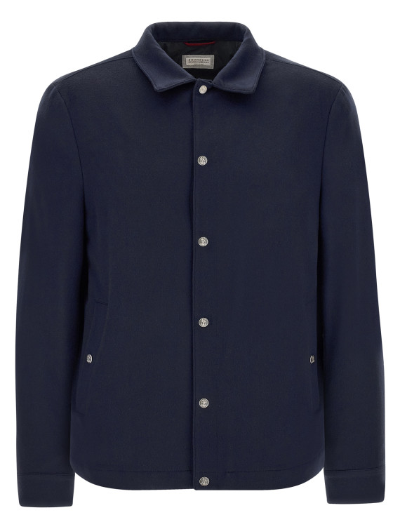 Повседневная куртка BRUNELLO CUCINELLI Flannel overshirt (MV4216556CA568) #1