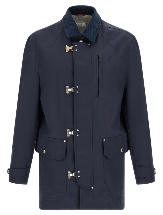 Повседневная куртка BRUNELLO CUCINELLI Techno cotton jacket (MY4196575CCG52) #1