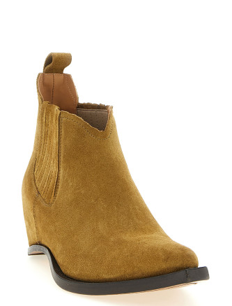 Texan boots MAISON MARGIELA 'Western Chelsea Heel-Less' (S97WU0080P7678T2285) #