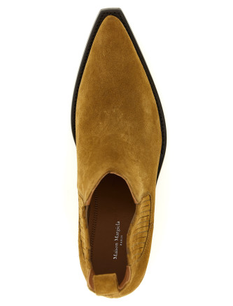 Texan boots MAISON MARGIELA 'Western Chelsea Heel-Less' (S97WU0080P7678T2285) #