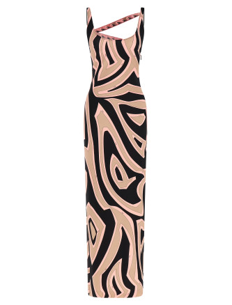'Labirinto' print dress