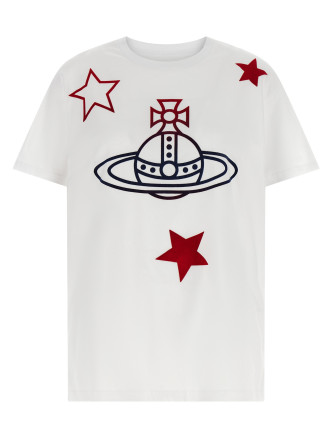 Футболка VIVIENNE WESTWOOD 'Orb and Stars Classic'