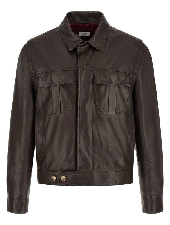 Кожаная куртка BRUNELLO CUCINELLI Jacket (MPGBR2068CQV27) #1