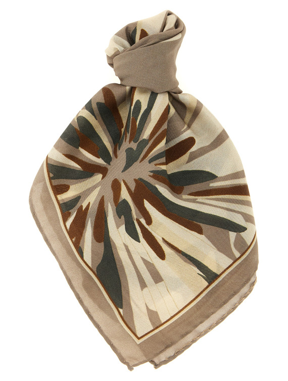 Шарф, платок BRUNELLO CUCINELLI 'Bloom Print' (MFOU0025C009) #1