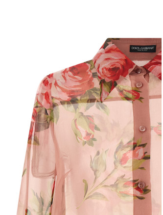 Рубашка, блузка DOLCE & GABBANA 'Bouquet Rose' (F5U24TIS11FHF5ZN) #